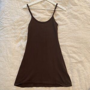 cute brown 100% cotton mini dress 🤎